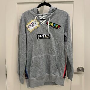 Grey “Status – It’s a Way of Life” hoodie